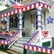 4 Pcs 4th of July Parade Float Decorations, American Flag Float Fringes and Patriotic Tinsel Garlands, Red White Blue Garland for Independence Day Memorial Day Decoration (American Flag)